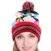 Image 4: EZGO Colorful 10 LED Light Up Beanie Knit Hat Winter Warm