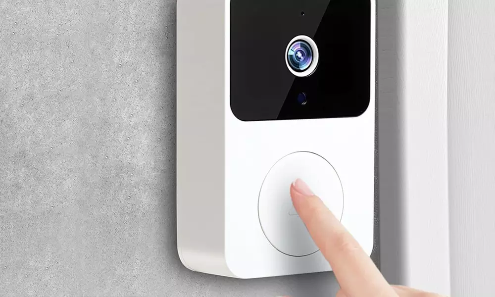Drahtlose Türklingel mit integrierter Überwachungskamera