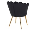 Image 45: Fluwelen schelp fauteuil