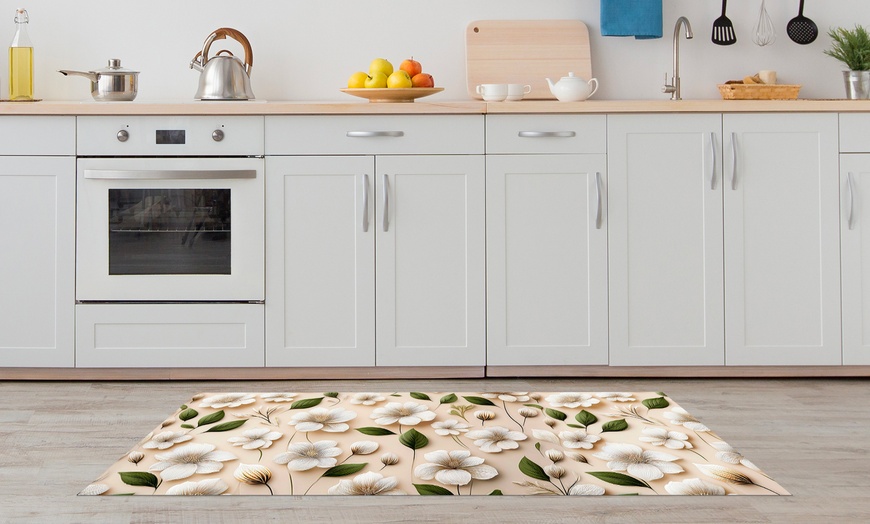 Image 2: Keukenmat met vrolijke print