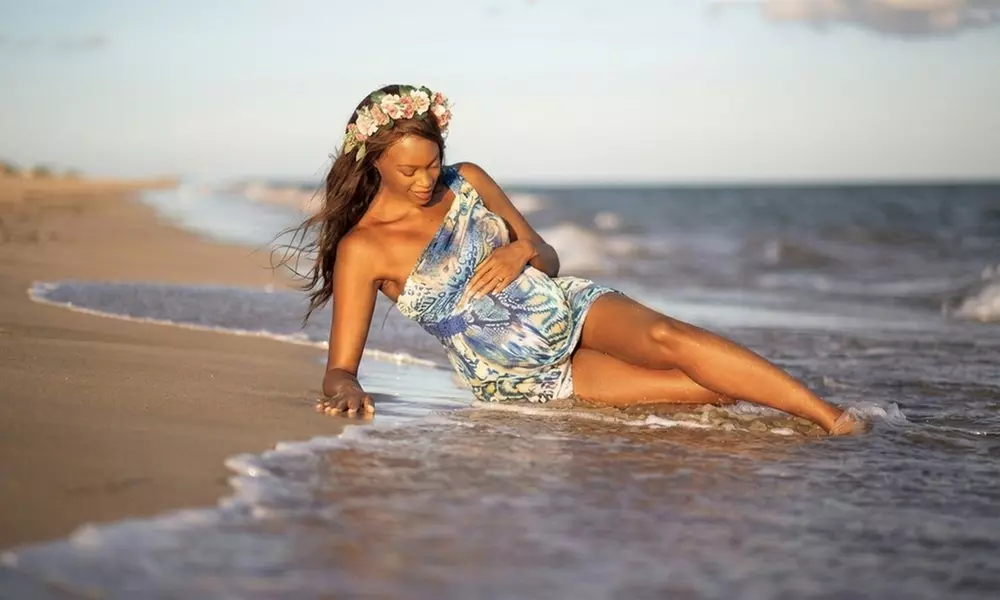 Sesión fotográfica Dulce espera con fotos editadas en alta resolución