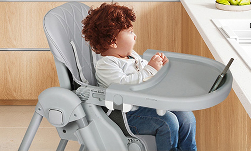 Image 4: Dekko Baby High Chair Adjustable Toddler Feeding Table 