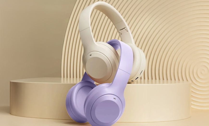 Image 1: Foldable Stereo Wireless Bluetooth Headset