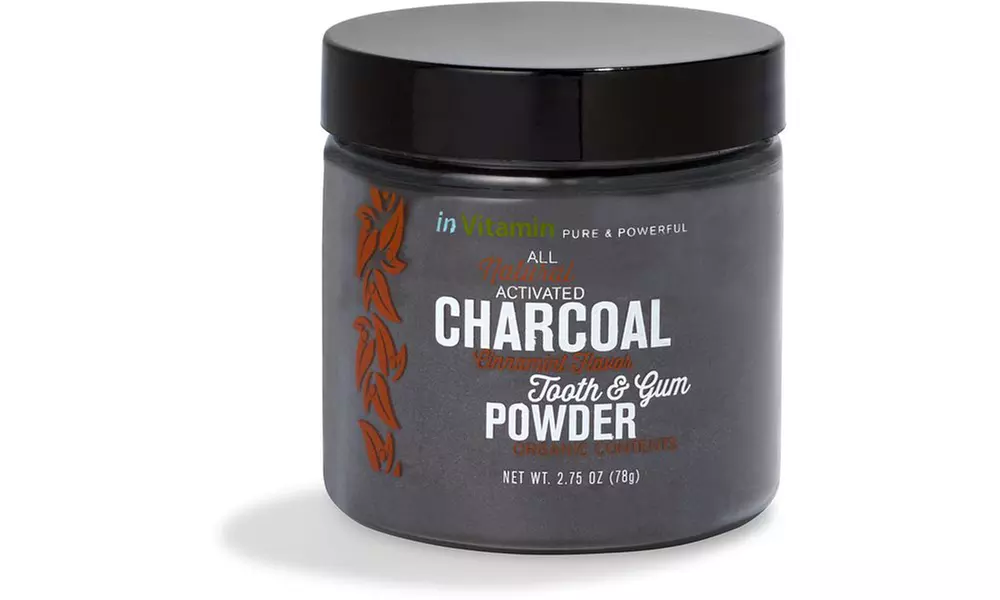 inVitamin Activated Charcoal Tooth and Gum Powder - Primary Image