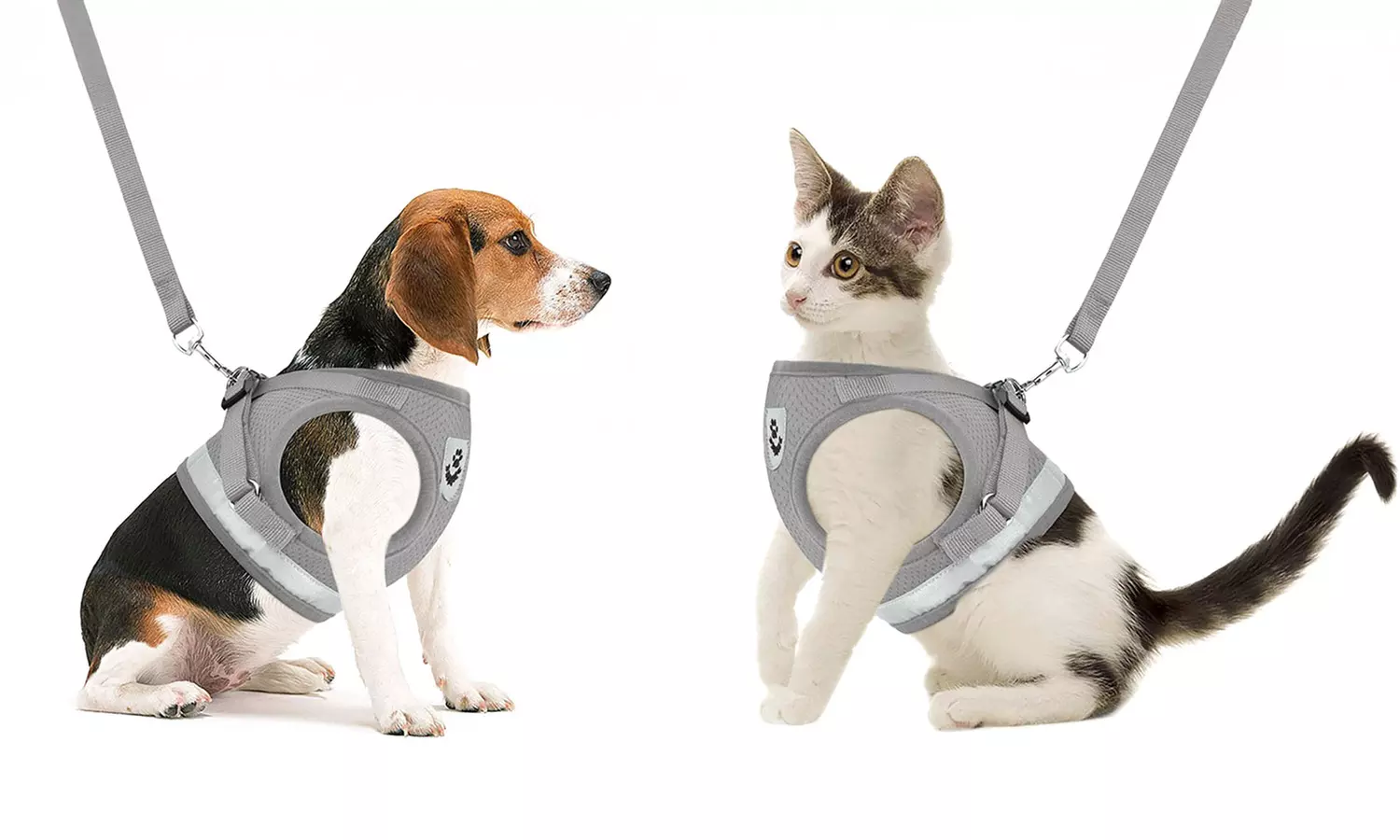 No-Pull Hand Strap Dog Cat Vest With Dog Leash Pet Collar Adjustable Harness