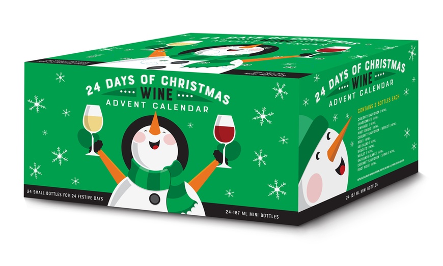 Image 5: The Ultimate Holiday Wine Advent Calendar: 12 or 24 Mini Bottles