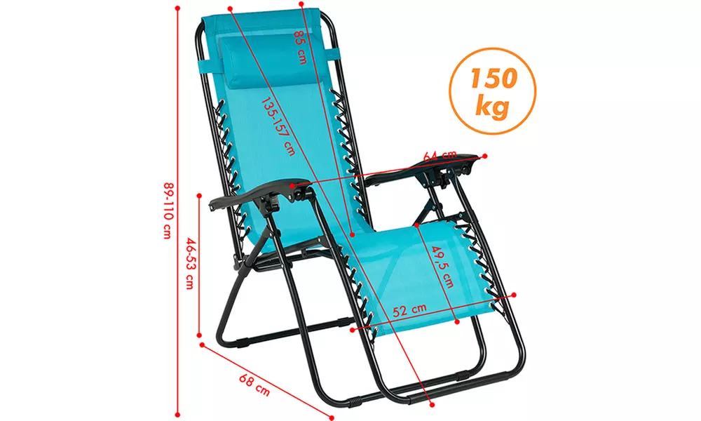 Ligstoel voor buiten 'zero gravity'