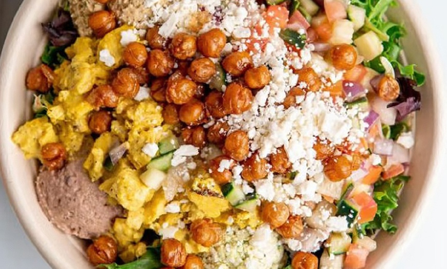 Image 3: Build Your Own Bowl, Wrap or Pita at Hummus Republic Paramus 