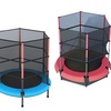 Image 1: Alivio Kids Jumping Trampoline with Safety Enclosure Net 