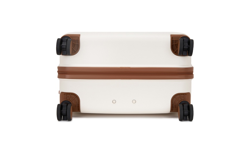 Image 3: Ensemble de bagages et sacs de voyage crème 