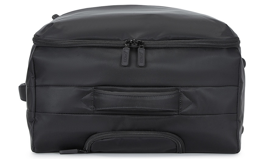 Image 7: 1x oder 3x KONO Soft-Shell-Reisekoffer