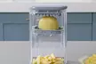 Press-Type Vegetable Chopper with Four Interchangeable Blades and Storage Container - Image 4