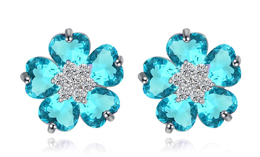 Image 10: Boucles d'oreilles fleur ou cœur