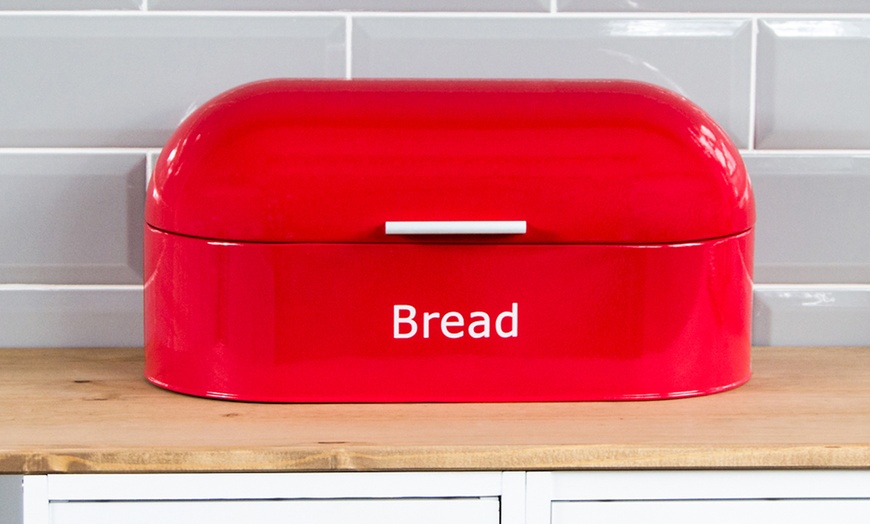 Image 2: Retro Bread Bin