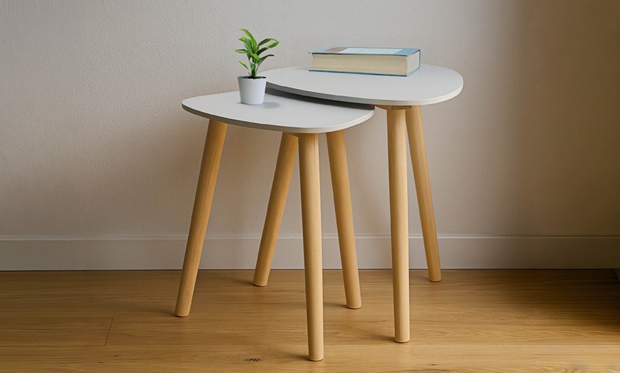 Image 1: Set di 2 tavolini da caffè Livermore