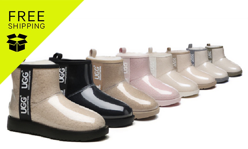 Image 1: UGGS Clear Waterproof Classic Boots