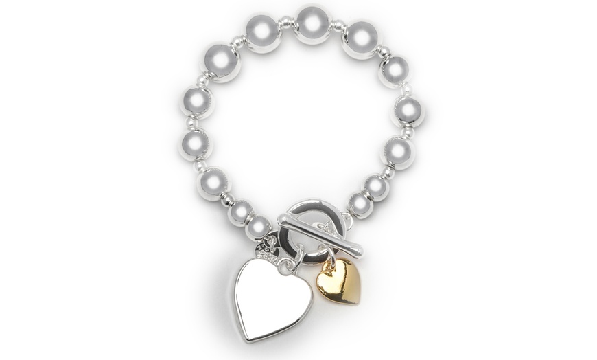 Image 3: Luxenter Irulox Rhodium-Finished Bracelet with Adjustable Length