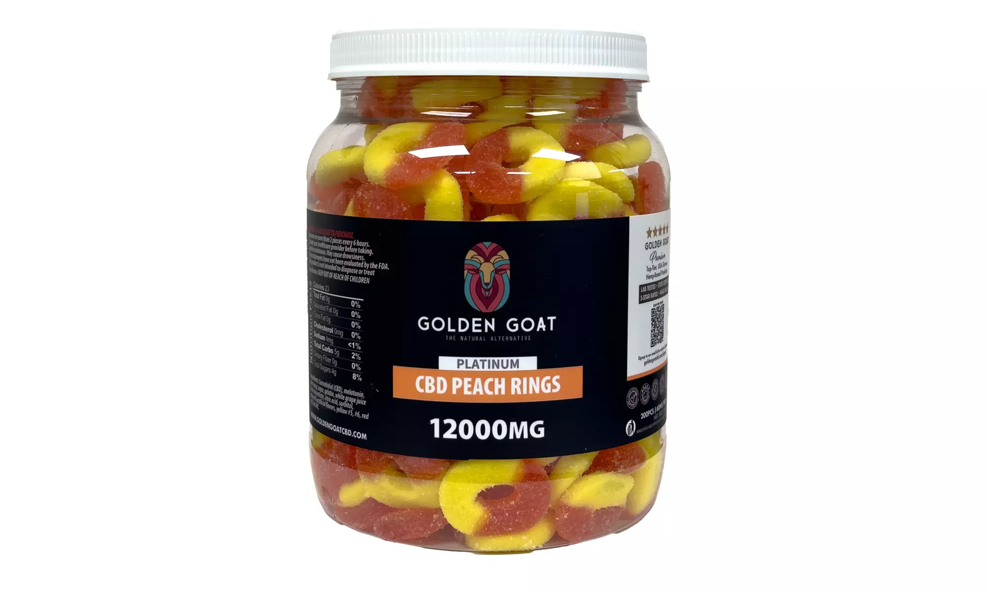 3000MG - 12,000MG Premium Grade CBD Infused Gummies by Golden Goat