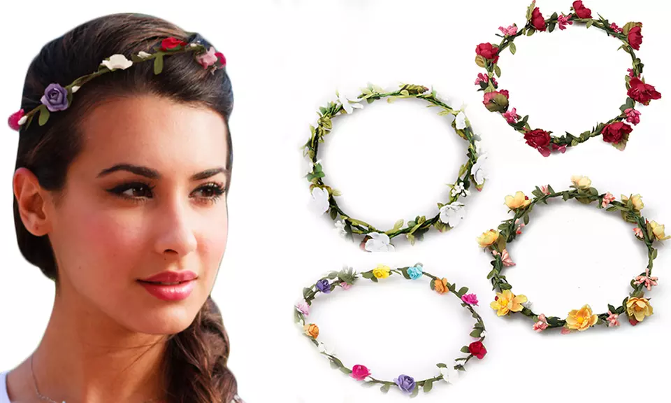 Couronnes de fleurs pour coiffure de mariage - Primary Image