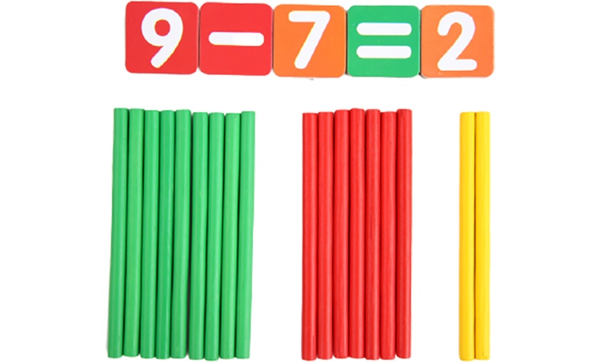 Image 7: One or Two Kids' 85-Piece Magnetic Mathematics Educational Toys