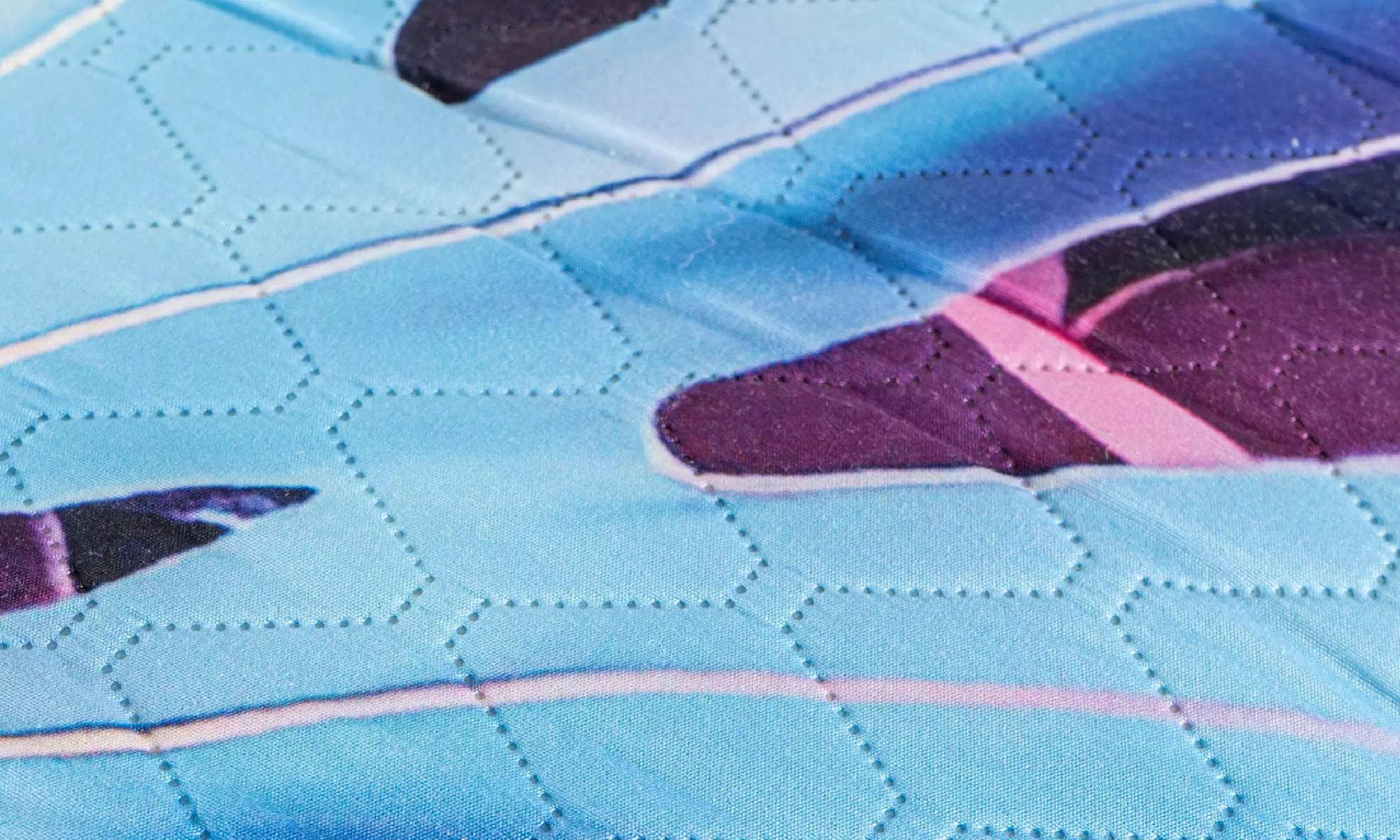 Leichte Steppdecke mit 3D-Digitaldruck für Queen-Size-Bett