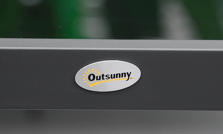 Image 7: Outsunny Eight seater L-shaped Garden Furniture Set