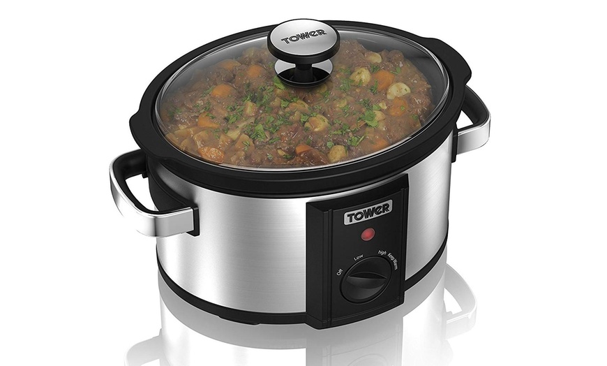 Image 2: Tower 3.5L Slow Cooker