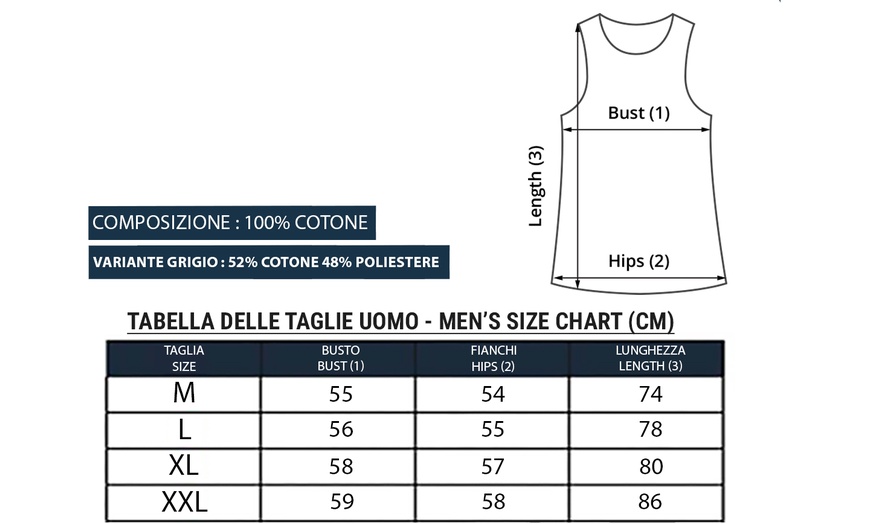 Image 14: Set di 3 canotte o t-shirt da uomo i 100% cotone di Navigare