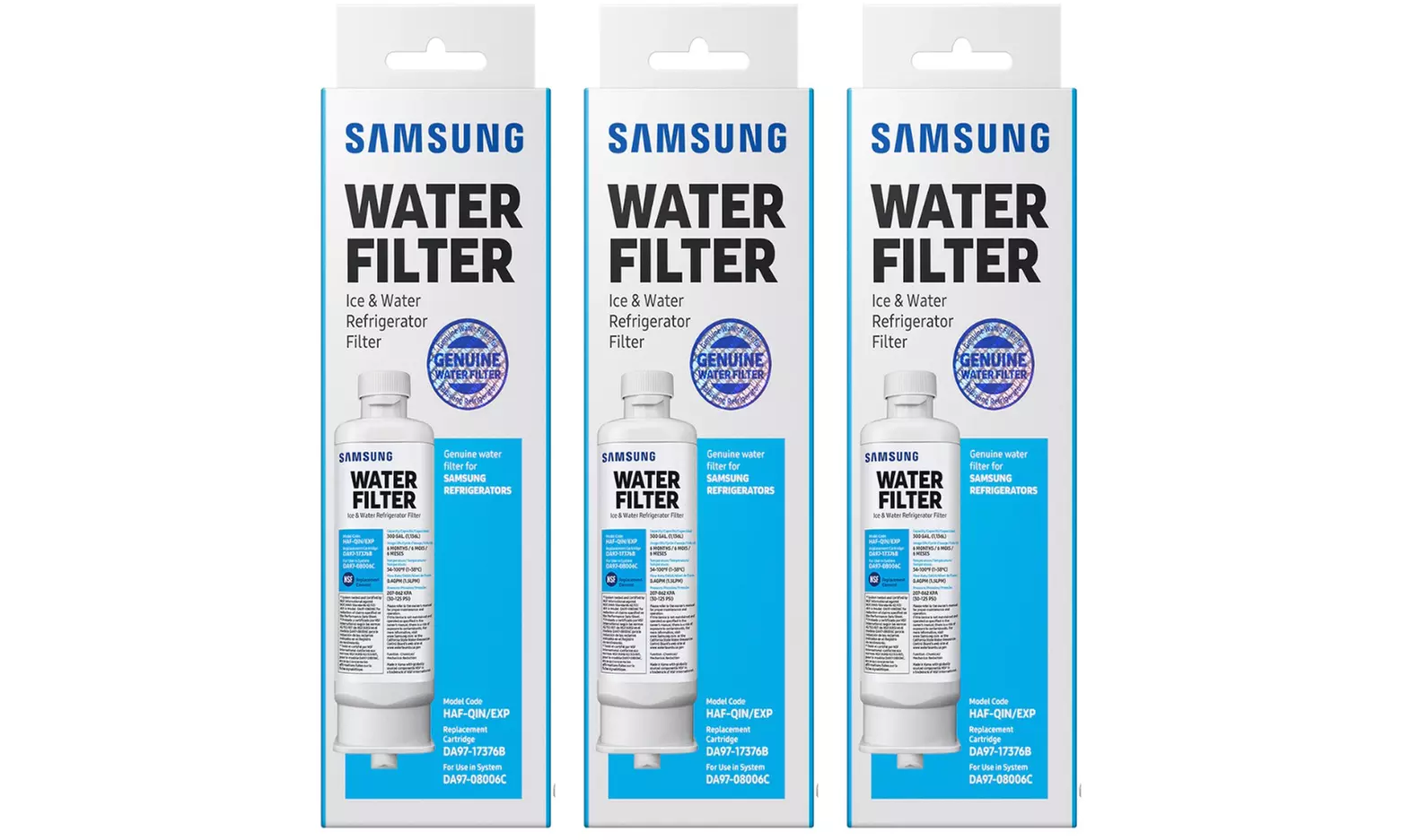 Samsung Water Filter for Refrigerator DA97 / 3Pack