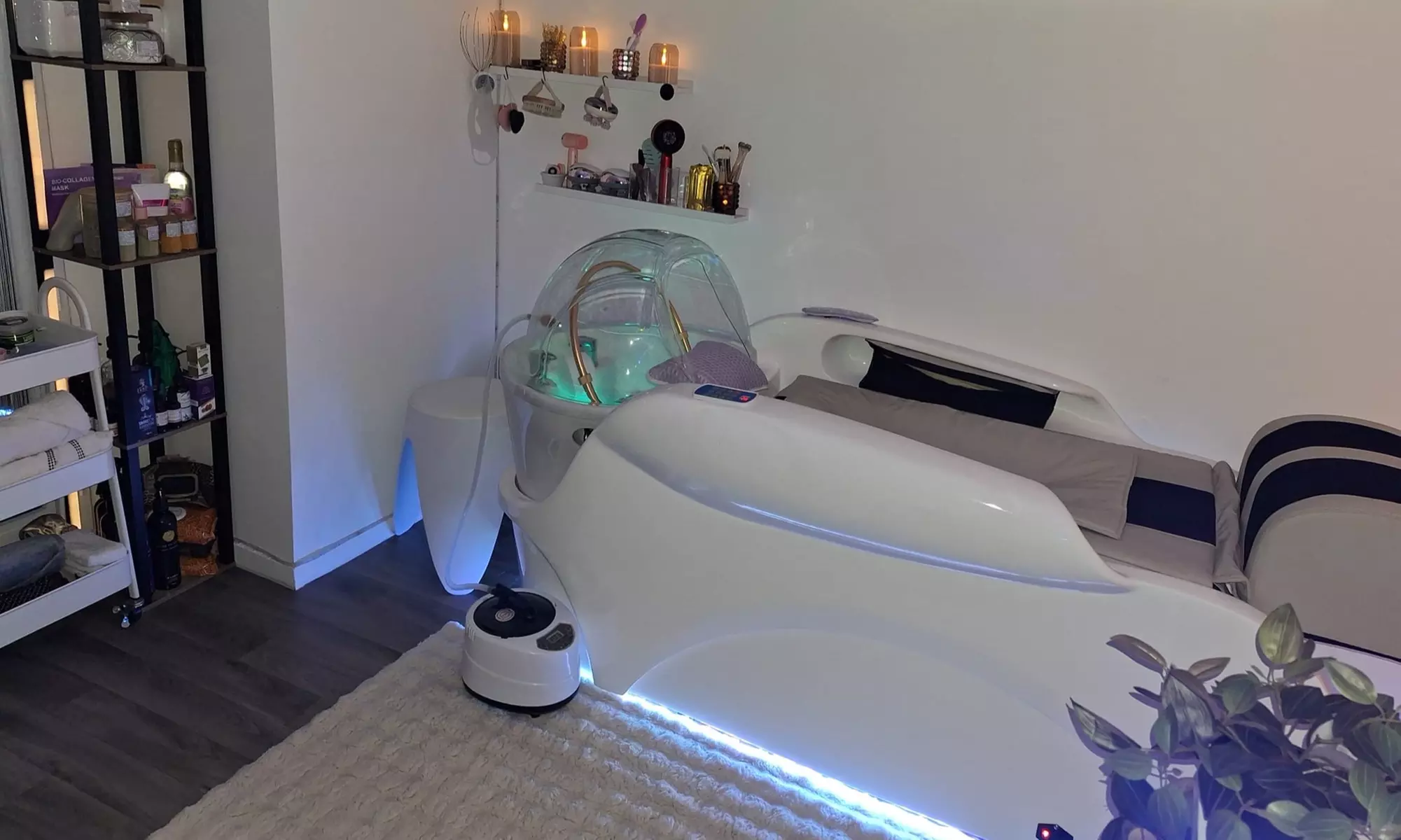Head spa relaxant avec modelage facial et soin profond