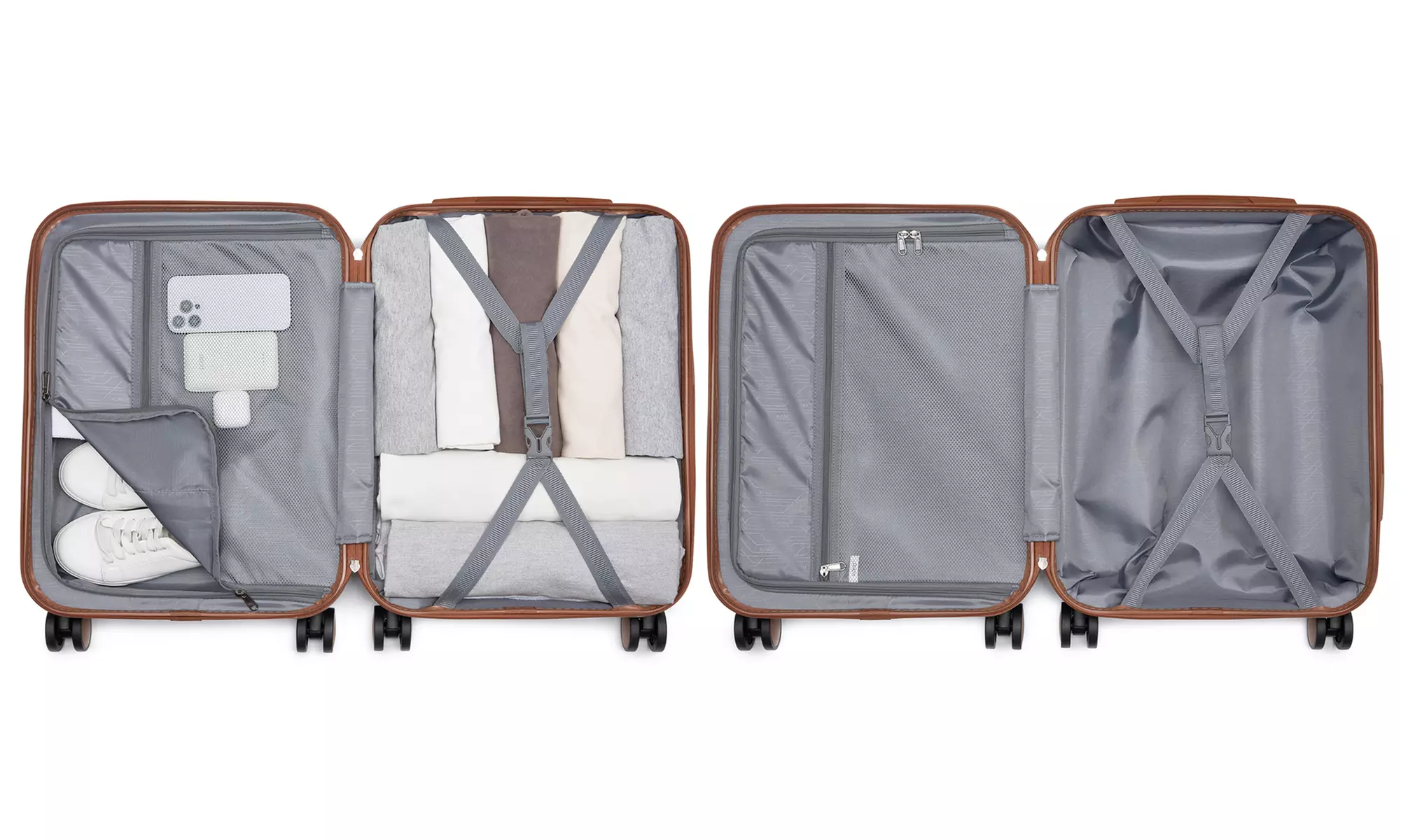 Valigia o set di 3 valigie rigide Premium Kono