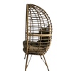 Image 9: Outdoor Rattan Standing Egg Chairs