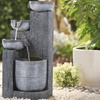Image 9: Outdoor Multi-Tier Ceramic LED Fountain Water Feature