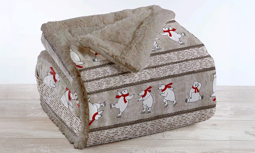 Image 16: Manta Sherpa suave y cálida