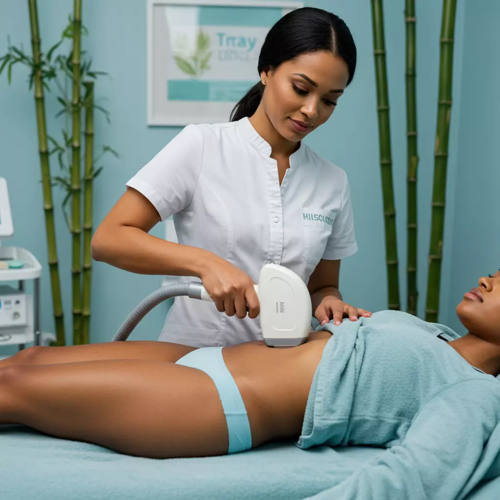 Tone & Tighten with 1,3 or 6 Laser Lip with Skin Tightening & Cavitation with Brazilian Butt Lift(Up to 64%Off) - Primary Image