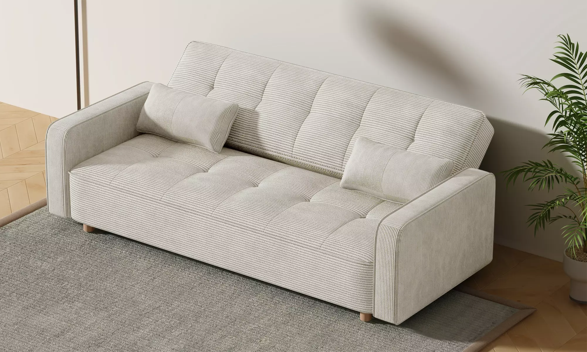 Canapé convertible 3 places "Cooper" de Kocoon