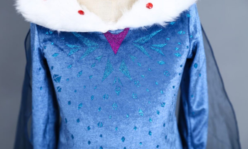 Image 6: Kids' Snow Princess Dress and Cape Set