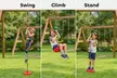 Aiyaplay Kids Tree Swing and Climbing Rope Kit with Disc Swing - Image 3