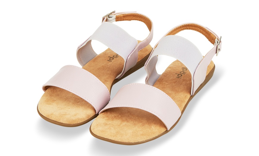 Image 27: Floopi Women's Ankle-Strap Open-Toe Flat Summer Sandals