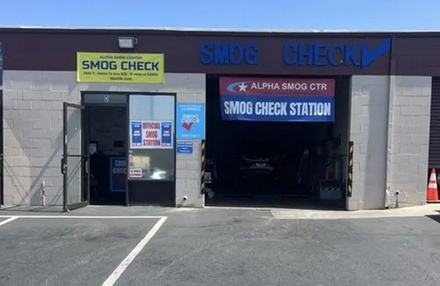 One Smog Certified Test for Sedan or Small Car (2000s or Newer) - Alpha Smog Center