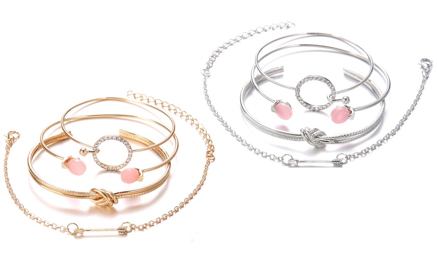 Image 8: 1x oder 2x 4-teiliges Armband-Set