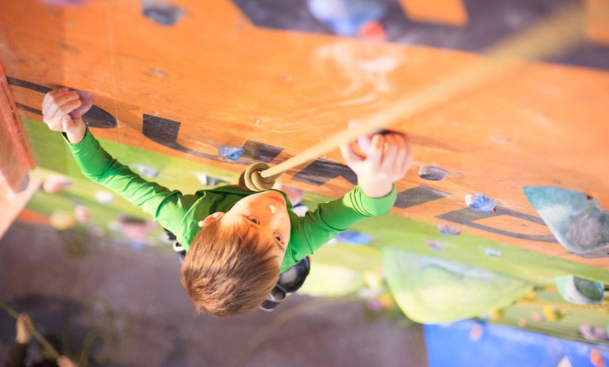 Image 1: Kid's Indoor Climbing Session