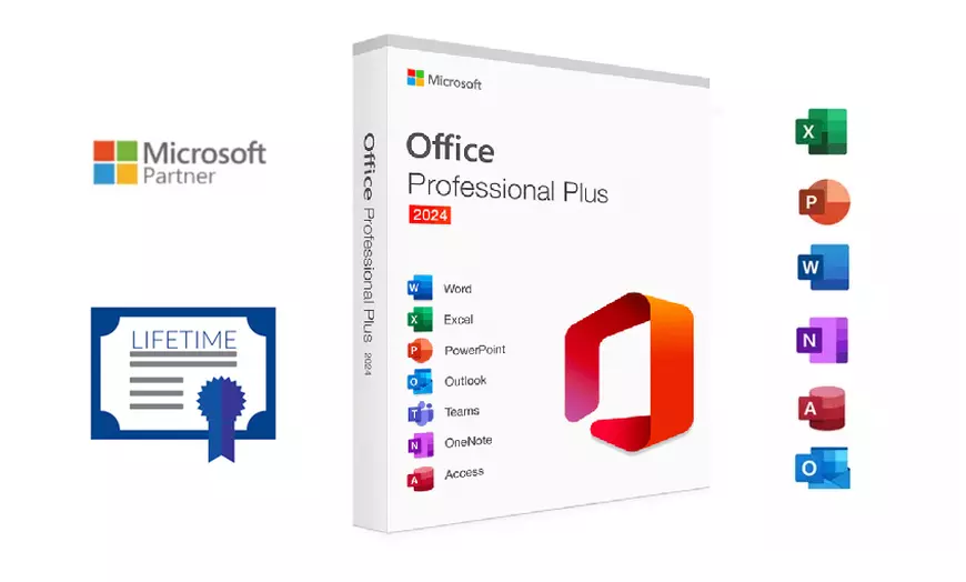 Image 1: Upgrade je workflow: Microsoft Office 2024 Pro Plus Windows of Mac