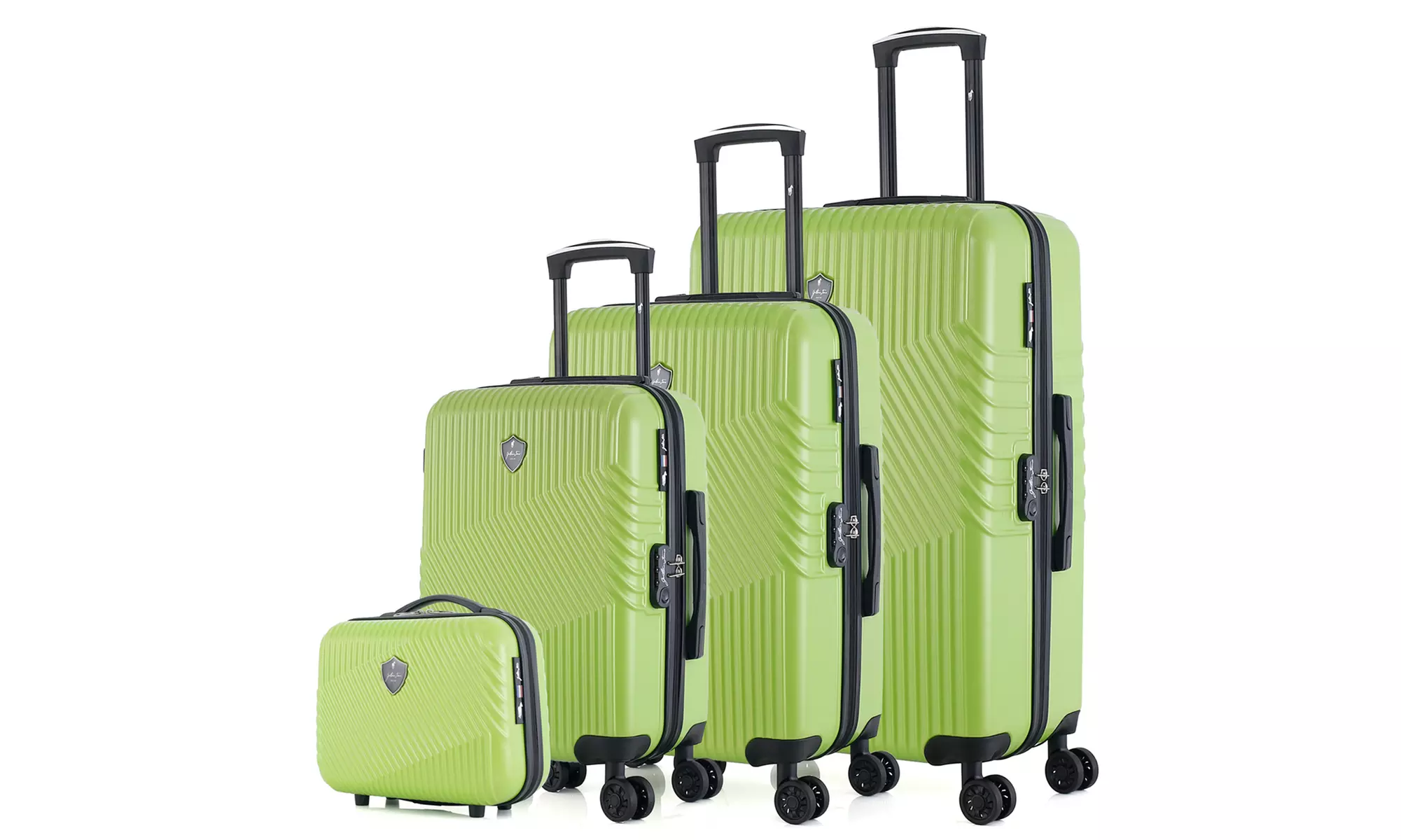 Lot de 3 valises et 1 vanity Peter-C