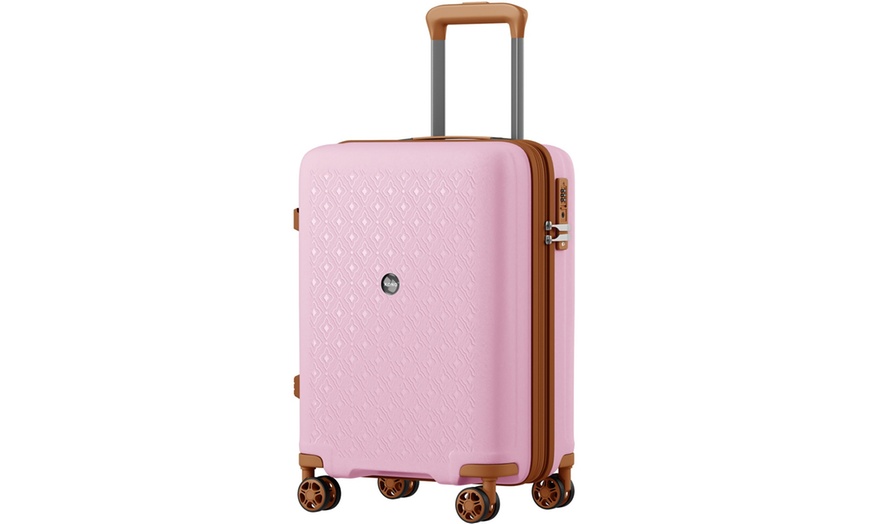 Image 26: 1 / 3x KONO Hartschalen-Reisekoffer mit TSA-Schloss