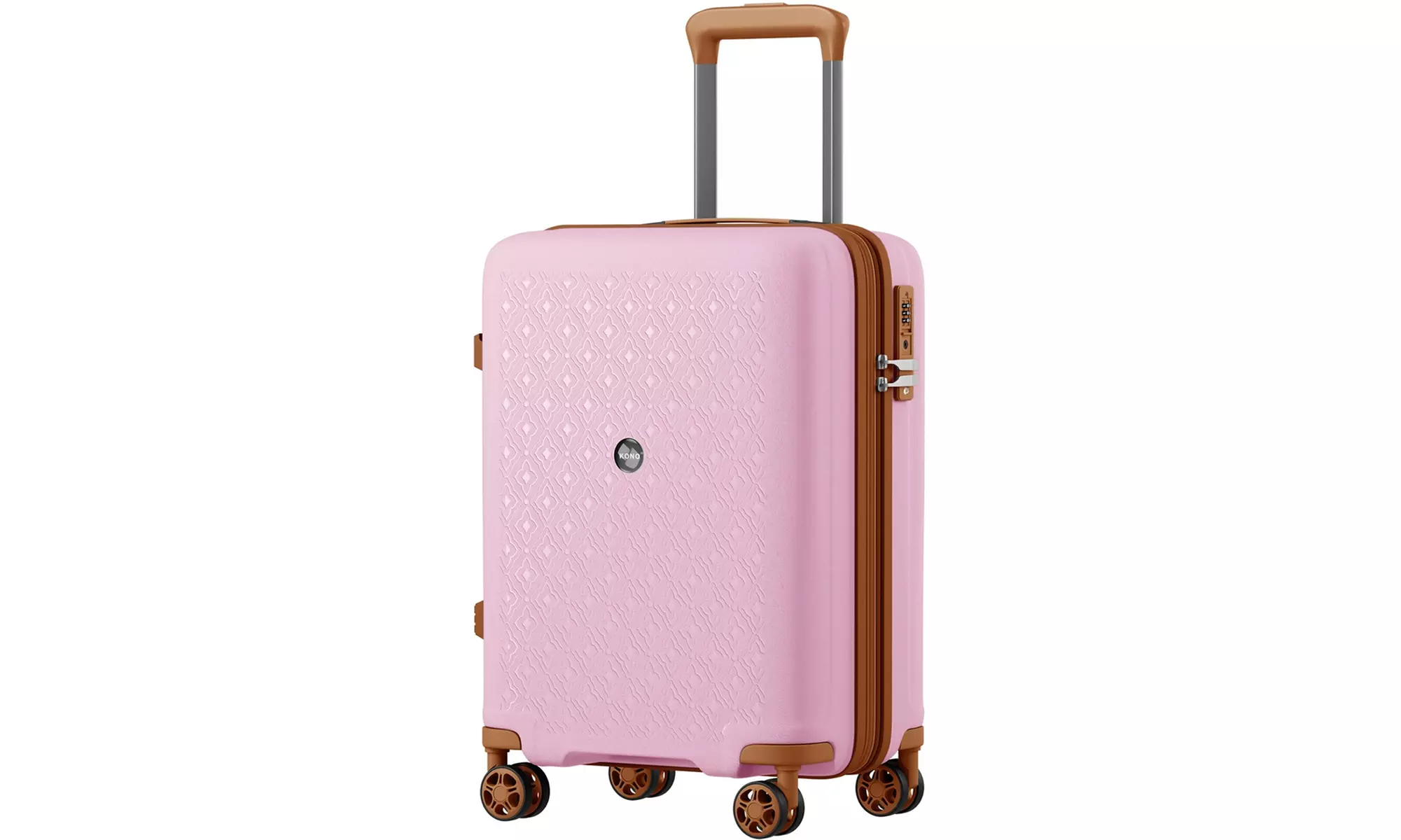 1 / 3x KONO Hartschalen-Reisekoffer mit TSA-Schloss