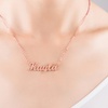 Image 2: Custom Name Necklace in Silver