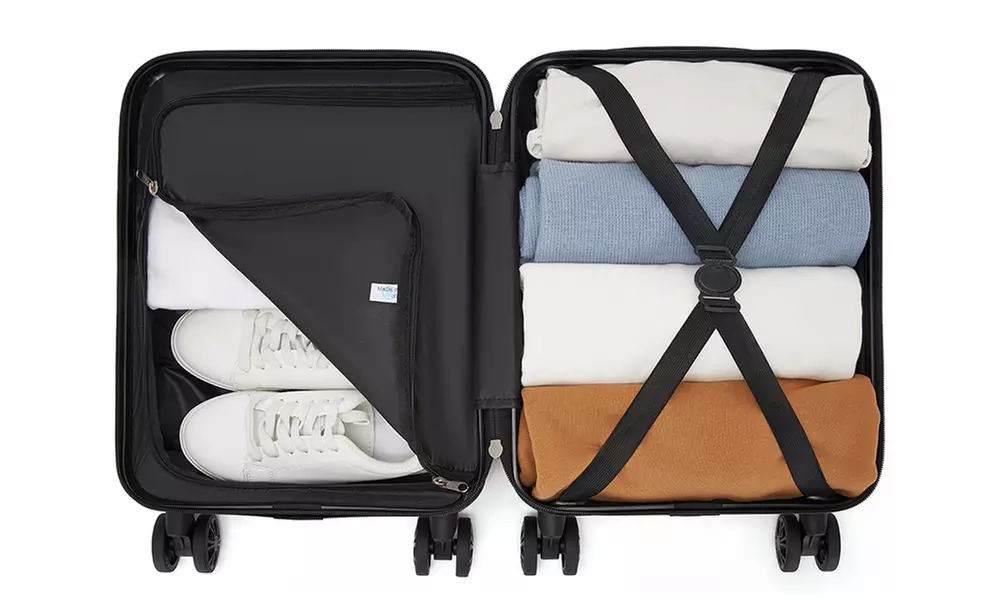 Valise cabine 15'' avec roulettes 360° amovibles Kono