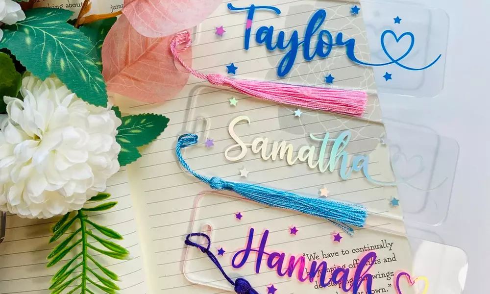 One or Two Custom Photo Acrylic Bookmarks