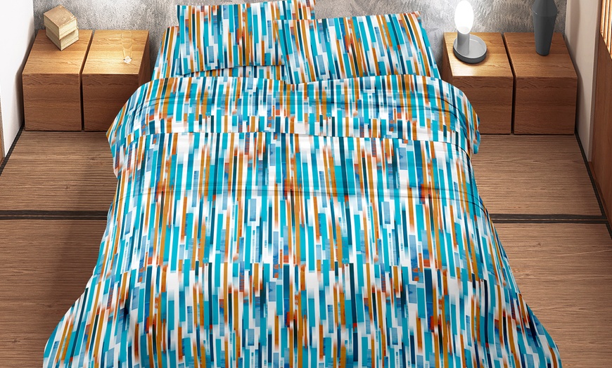 Image 21: Completo lenzuola matrimoniale Aurora